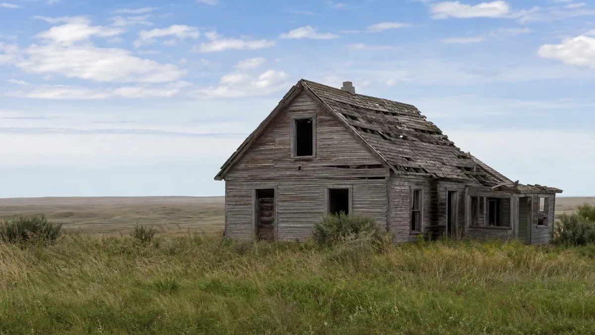 Abandoned Places ghost town guide illustration