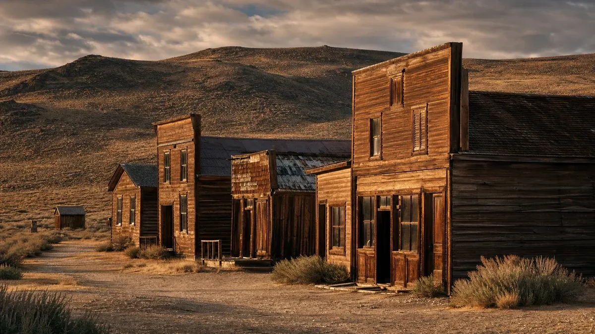 Ghost Towns ghost town guide illustration