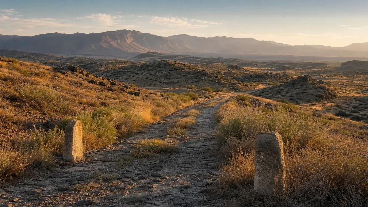 Historic Routes ghost town guide illustration